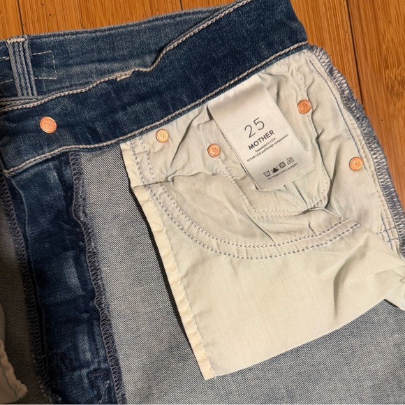 NWT MOTHER The Mid Rise Ankle Rider in Wish On A Star Size 25 - Picture 10 of 16